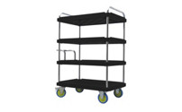 Carrello a ripiani per carichi pesanti