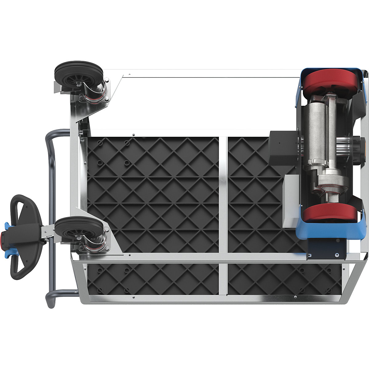 Carrello di montaggio con azionamento elettrico – eurokraft pro (Foto prodotto 9)-8