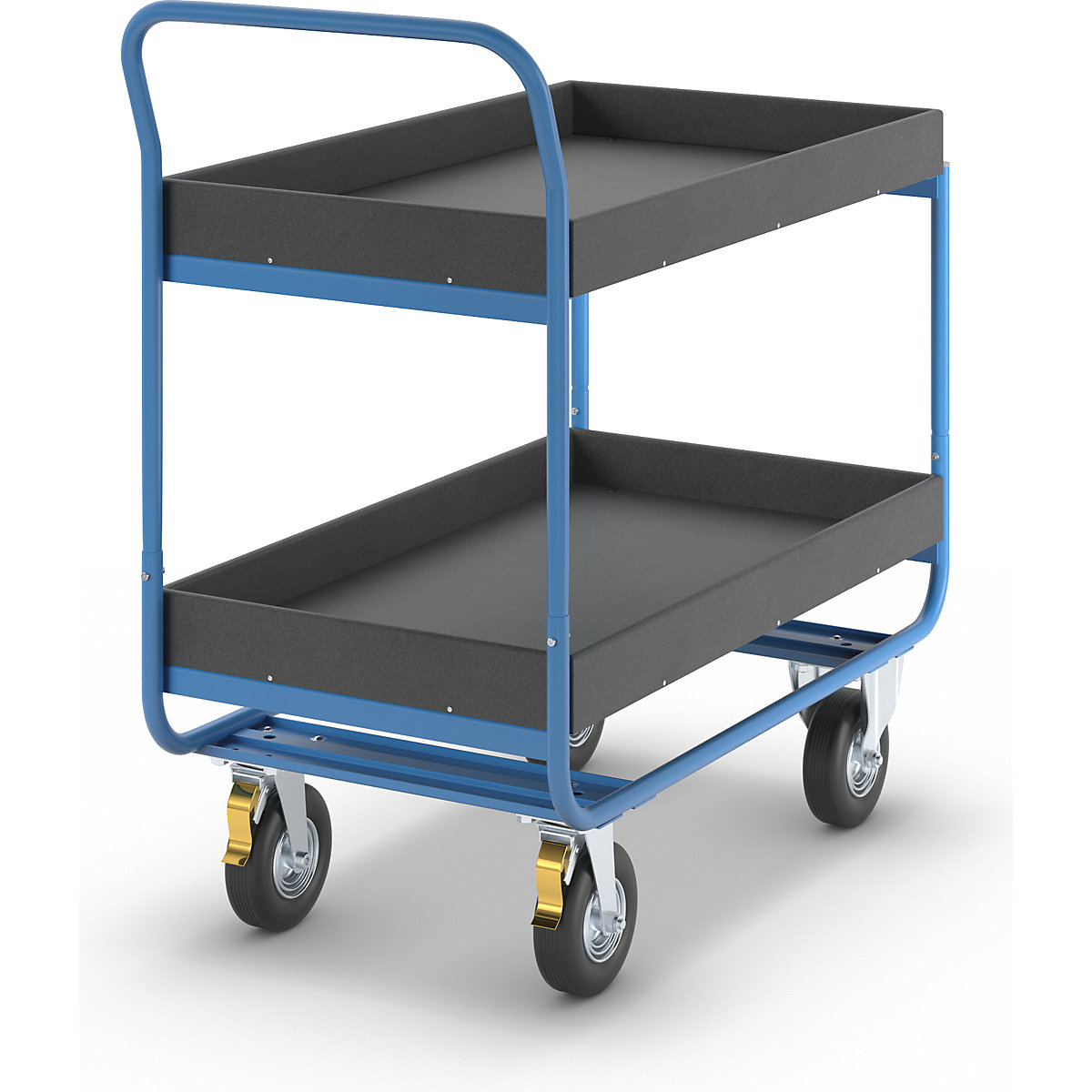 Carrello di servizio, portata 150 kg – eurokraft pro (Foto prodotto 11)-10