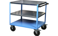 Carrello per reparti di montaggio, 3 ripiani