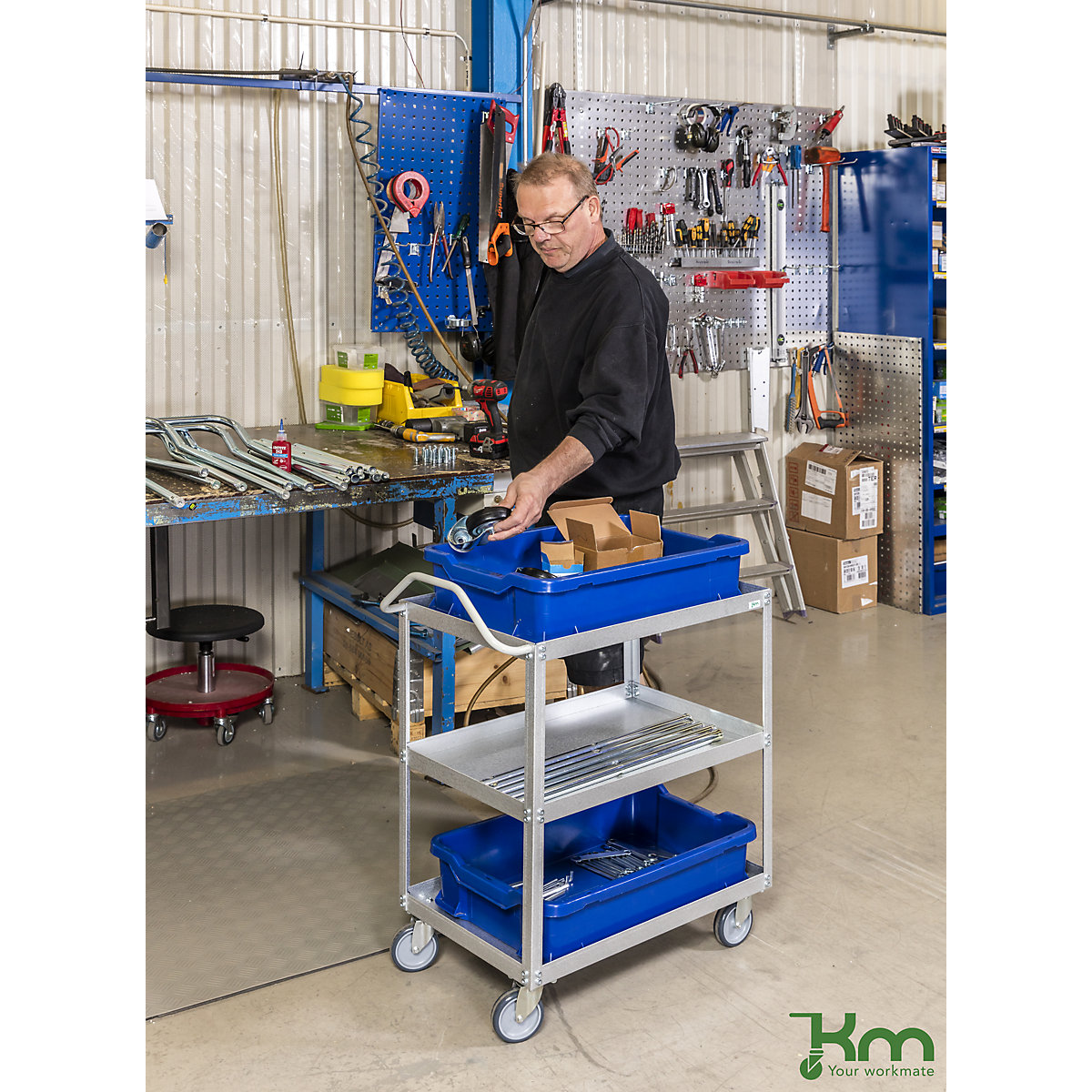 Carrello professionale per reparti di montaggio – Kongamek (Foto prodotto 10)-9