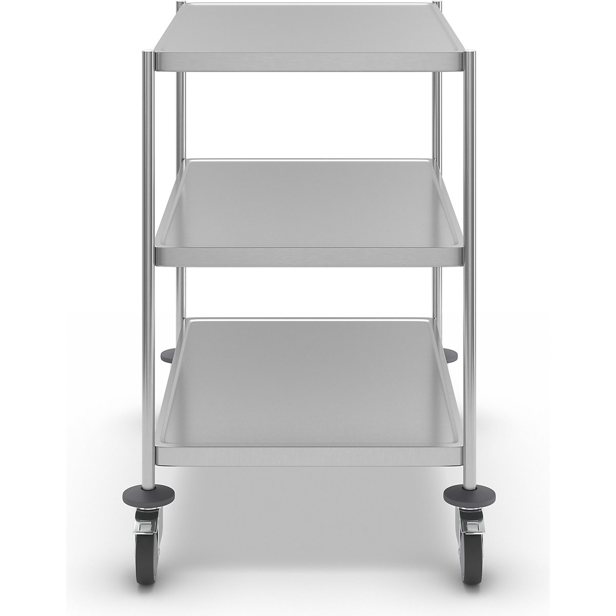 Carrello a ripiani in acciaio inox, saldato – Kongamek (Foto prodotto 4)-3
