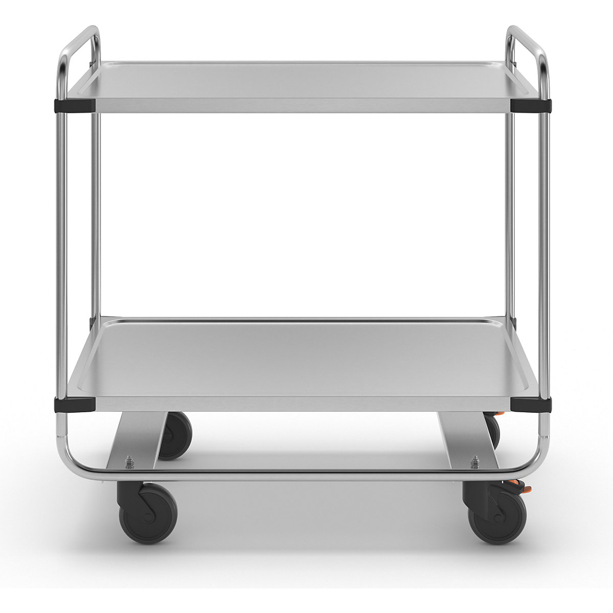 Carrello di servizio in acciaio inox, montato (Foto prodotto 4)-3