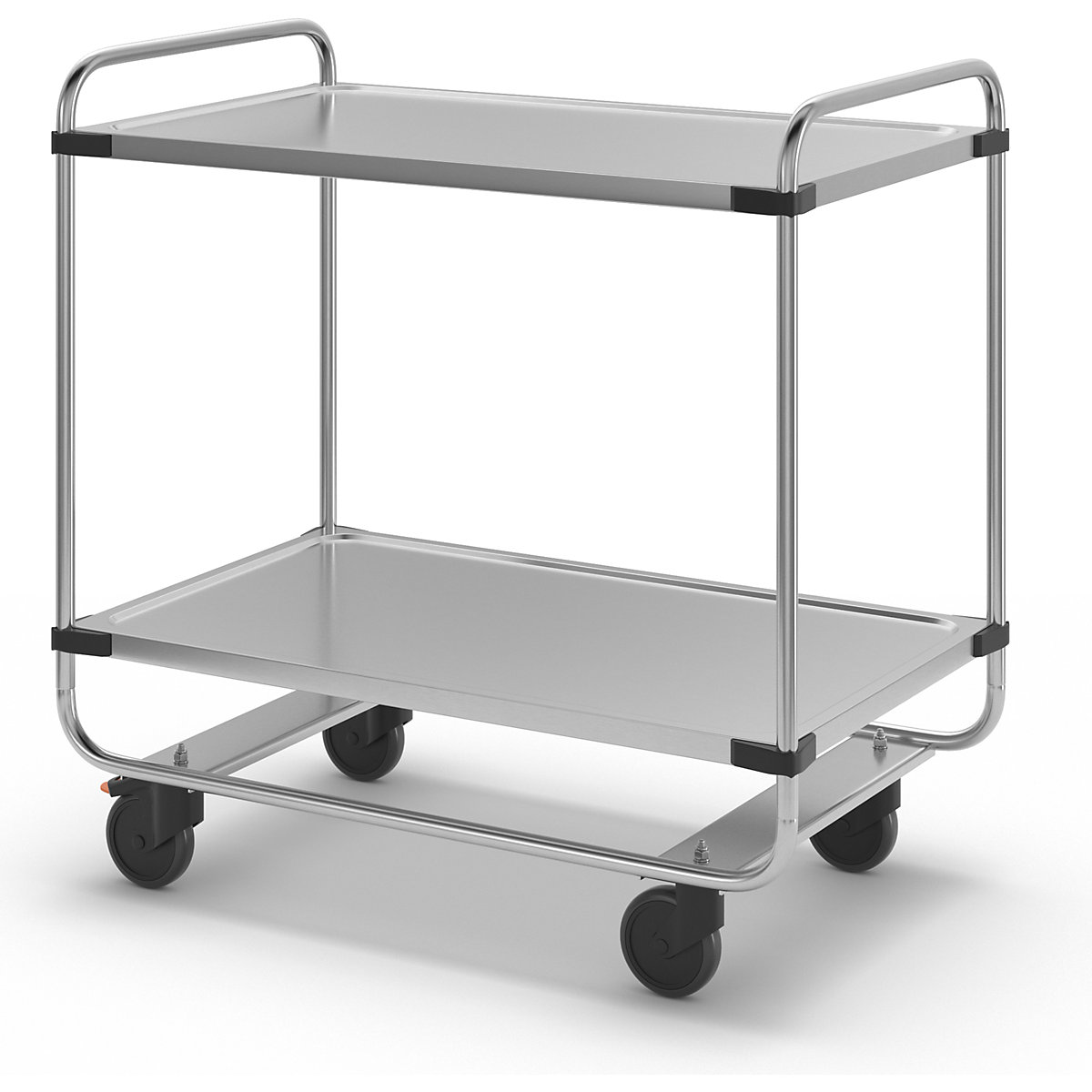 Carrello di servizio in acciaio inox, montato (Foto prodotto 7)-6