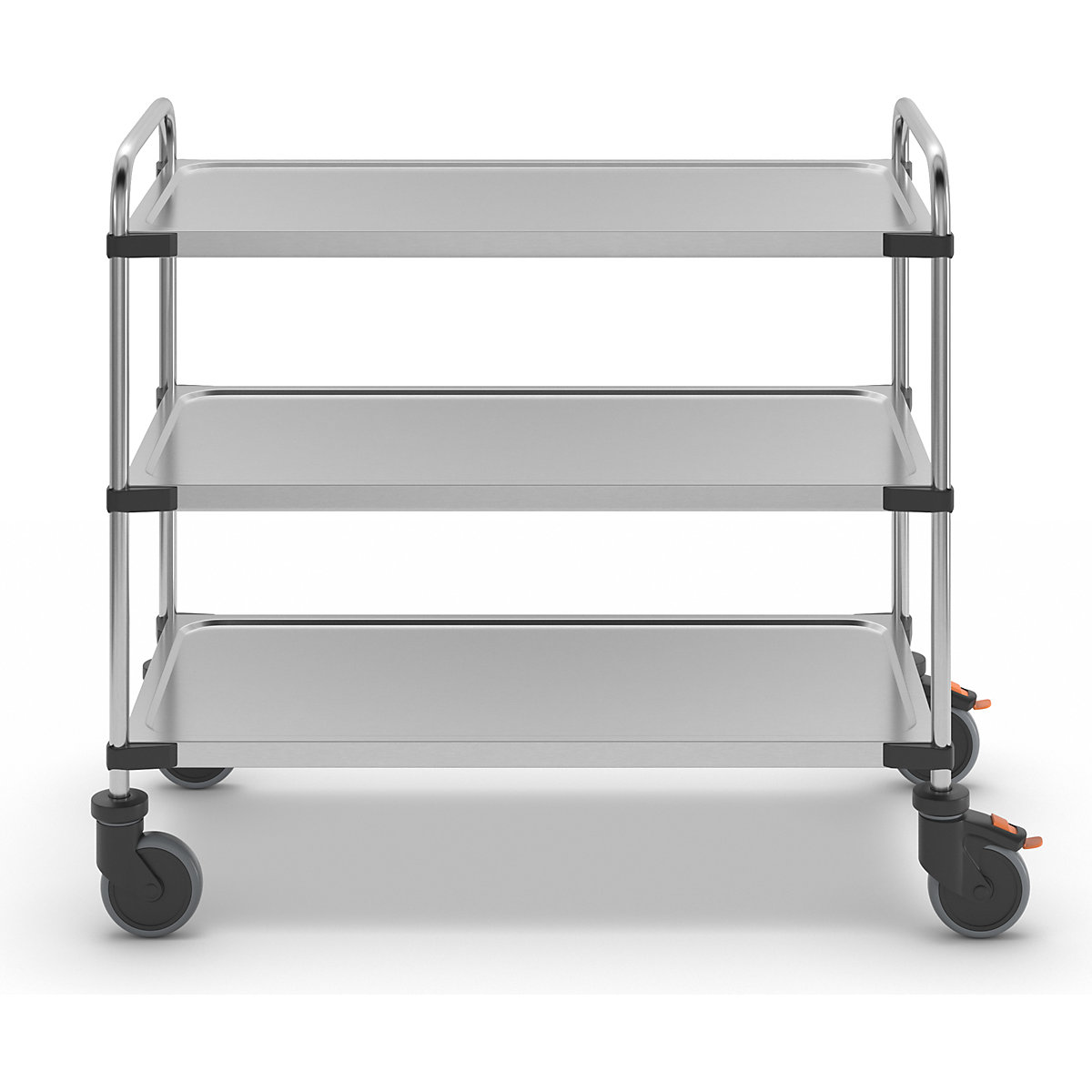 Carrello di servizio in acciaio inox (Foto prodotto 2)-1