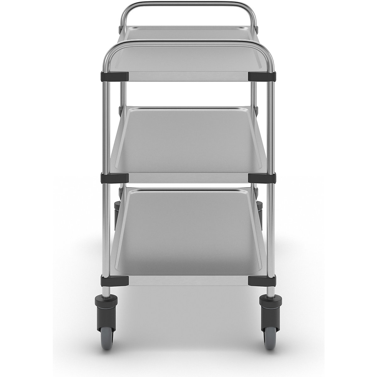 Carrello di servizio in acciaio inox (Foto prodotto 3)-2