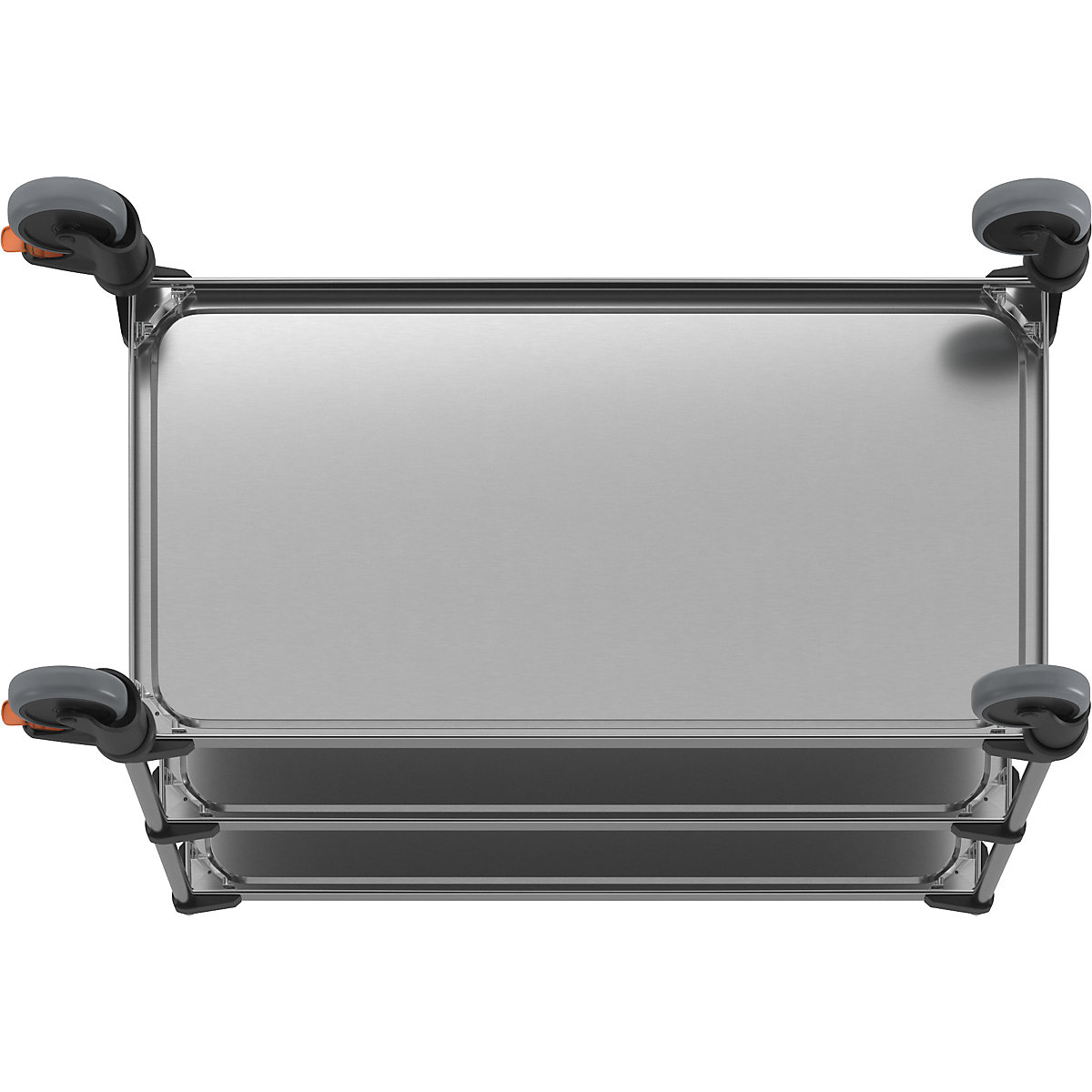 Carrello di servizio in acciaio inox (Foto prodotto 5)-4