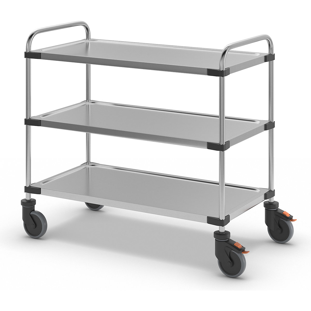 Carrello di servizio in acciaio inox (Foto prodotto 6)-5
