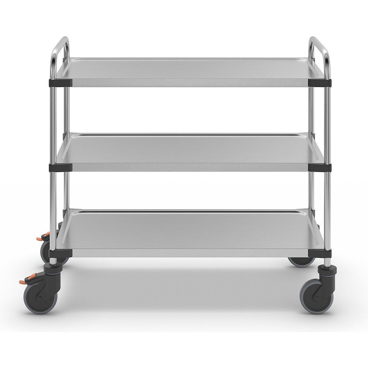 Carrello di servizio in acciaio inox (Foto prodotto 4)-3