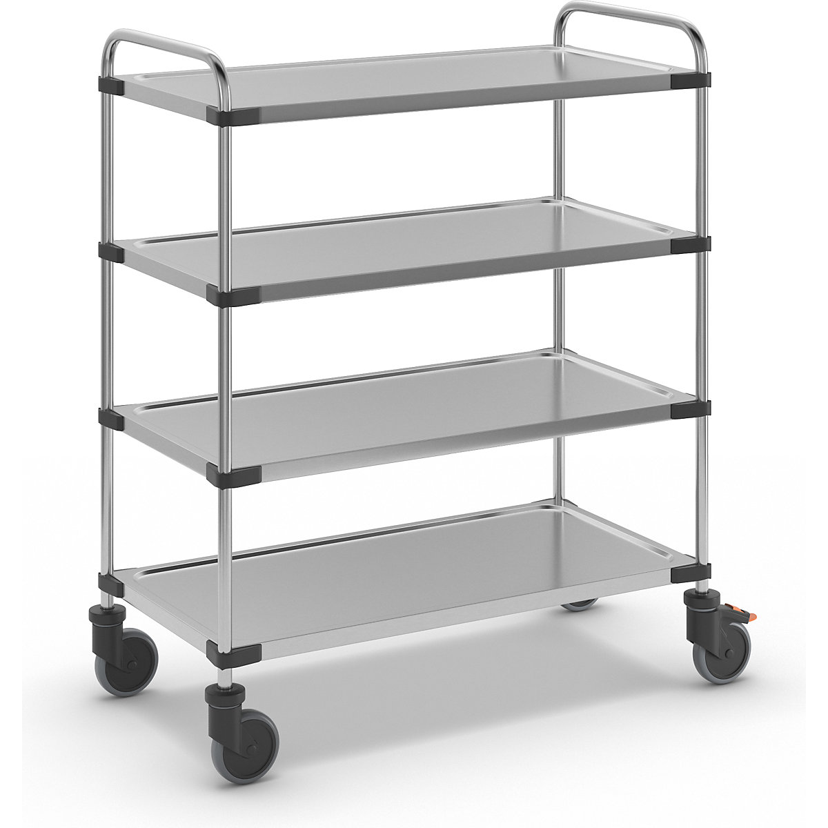 Carrello di servizio in acciaio inox