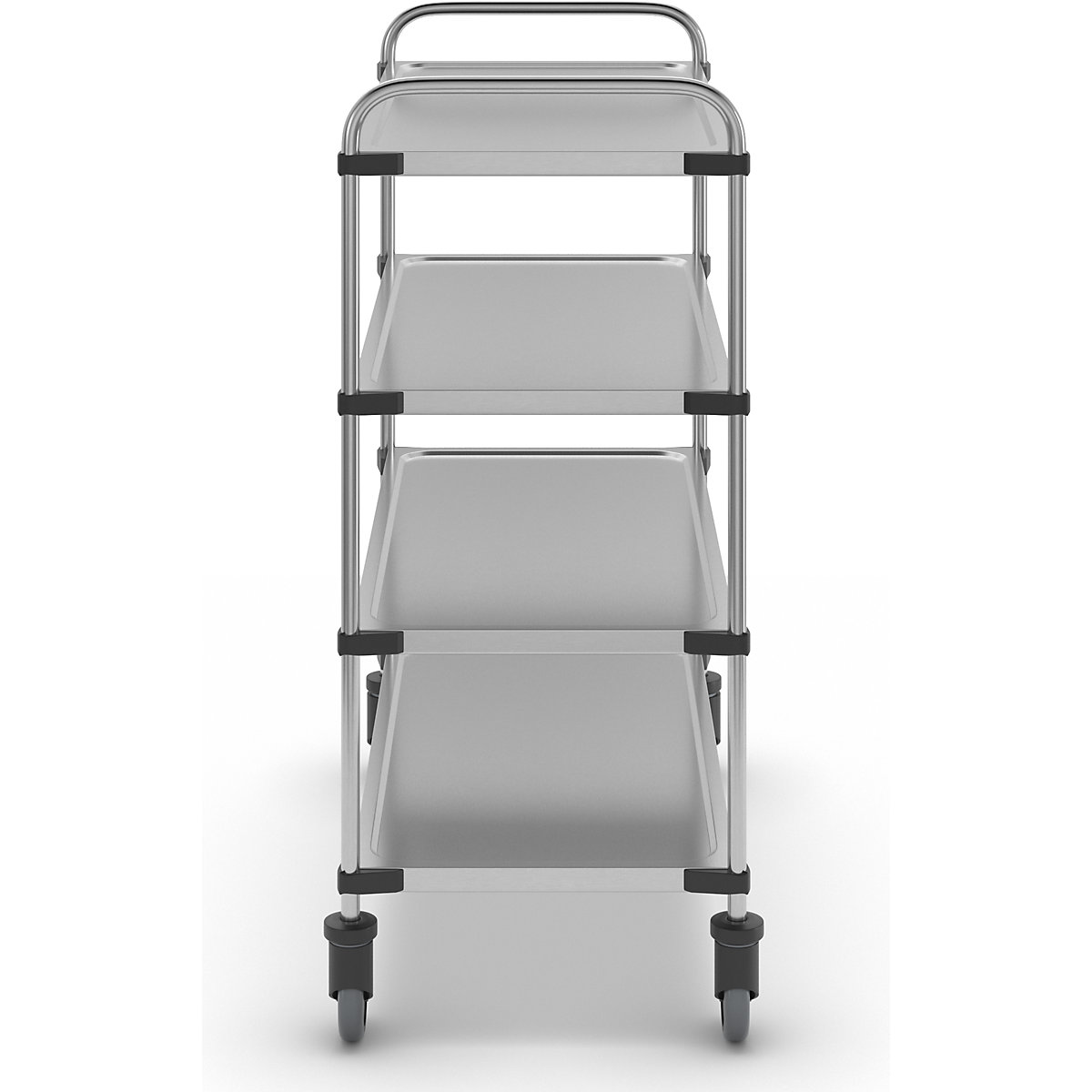 Carrello di servizio in acciaio inox (Foto prodotto 3)-2