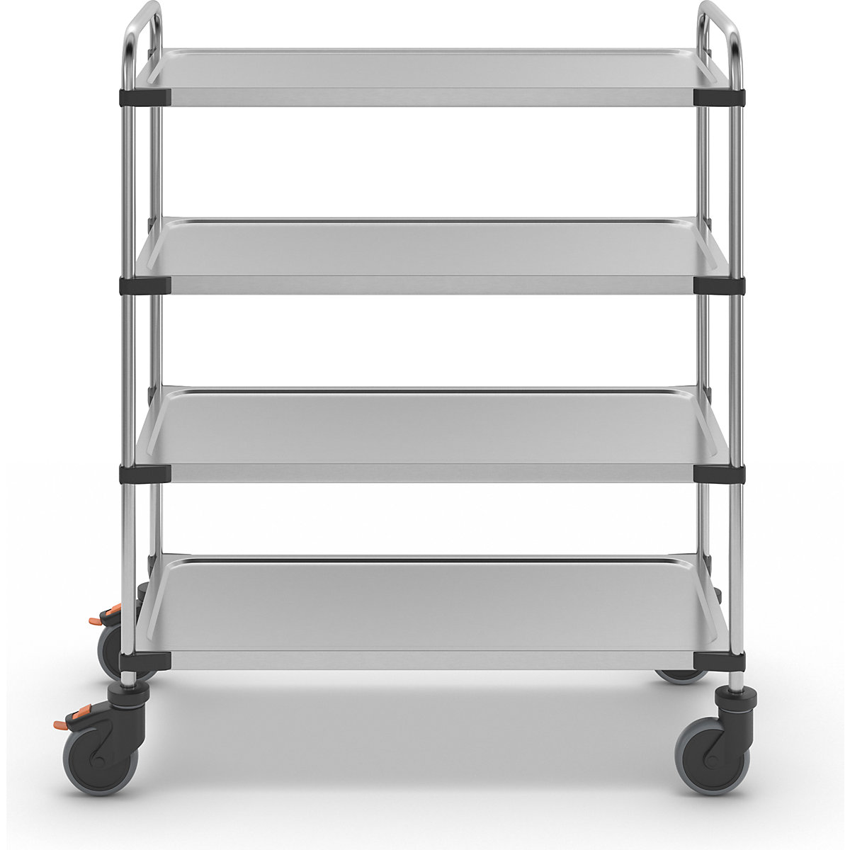 Carrello di servizio in acciaio inox (Foto prodotto 4)-3
