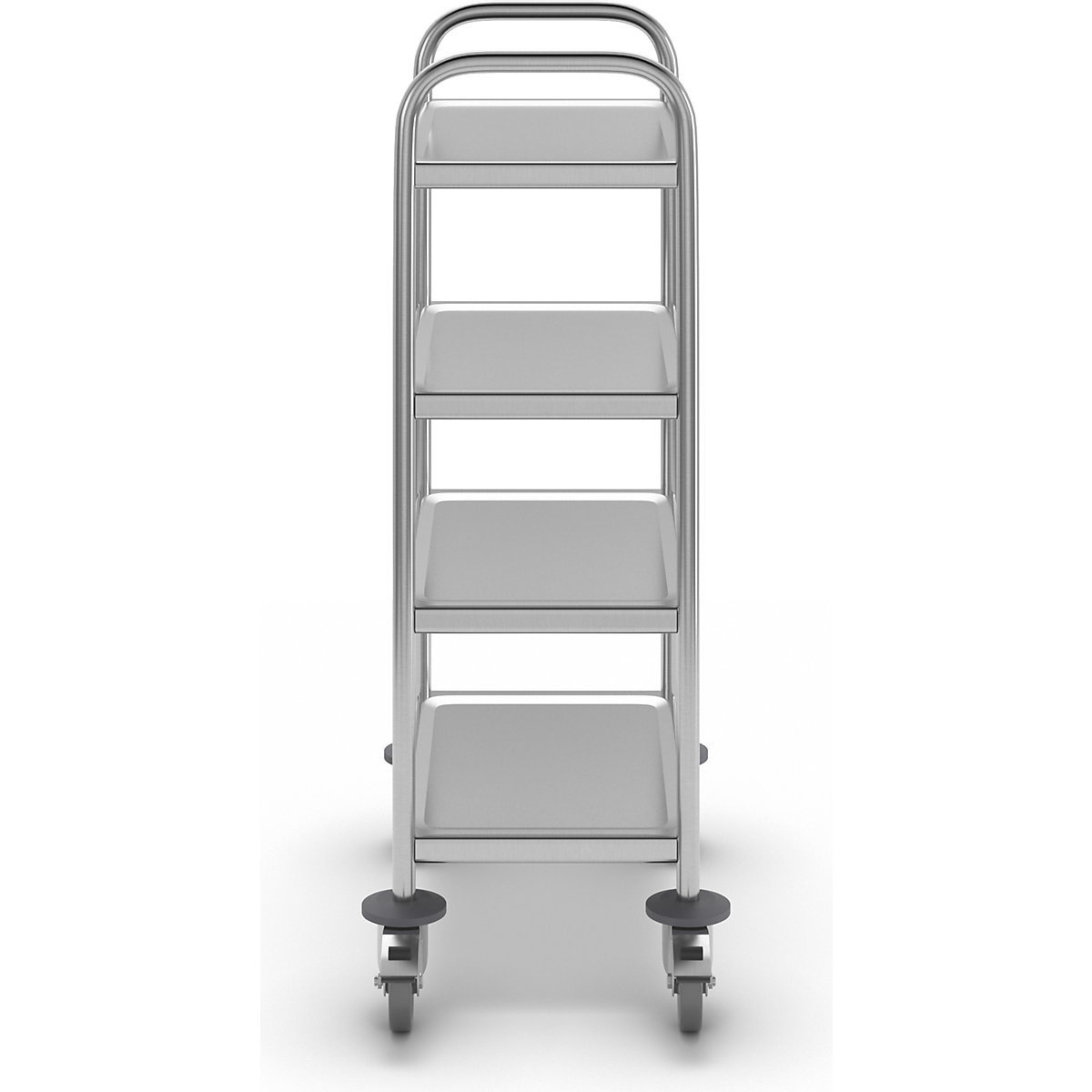 Carrello di servizio in acciaio inox – eurokraft basic (Foto prodotto 2)-1