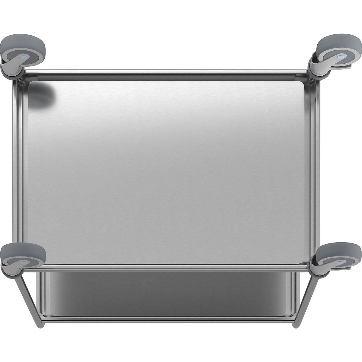 Carrello di servizio in acciaio inox (Foto prodotto 5)-4