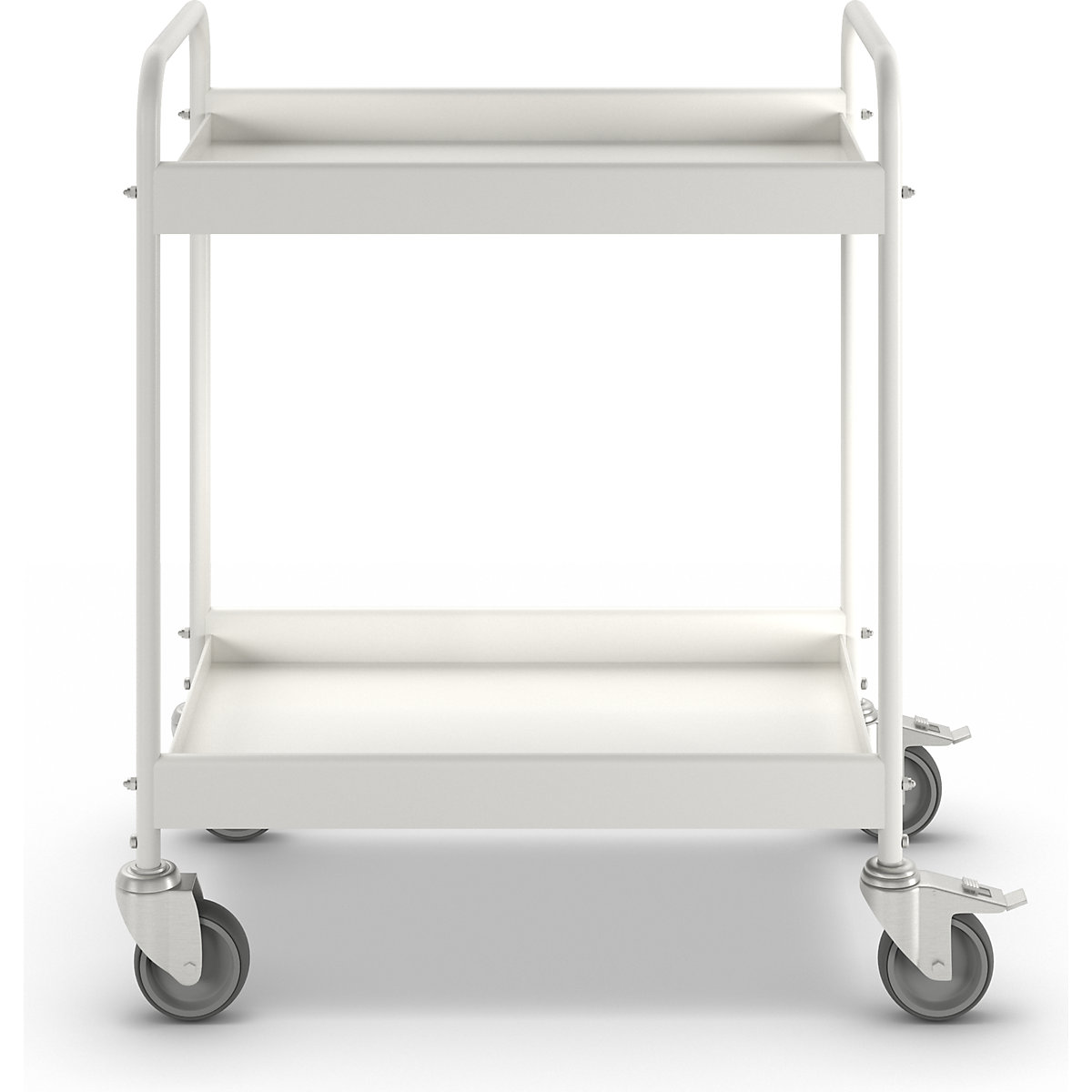 Carrello di servizio, tubo d'acciaio verniciato a polvere (Foto prodotto 2)-1