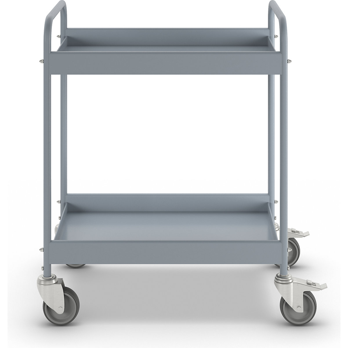 Carrello di servizio, tubo d'acciaio verniciato a polvere (Foto prodotto 2)-1