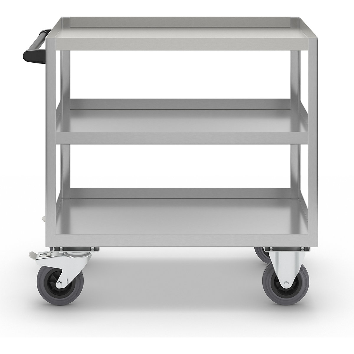 Carrello di trasporto in acciaio inox – eurokraft pro (Foto prodotto 3)-2
