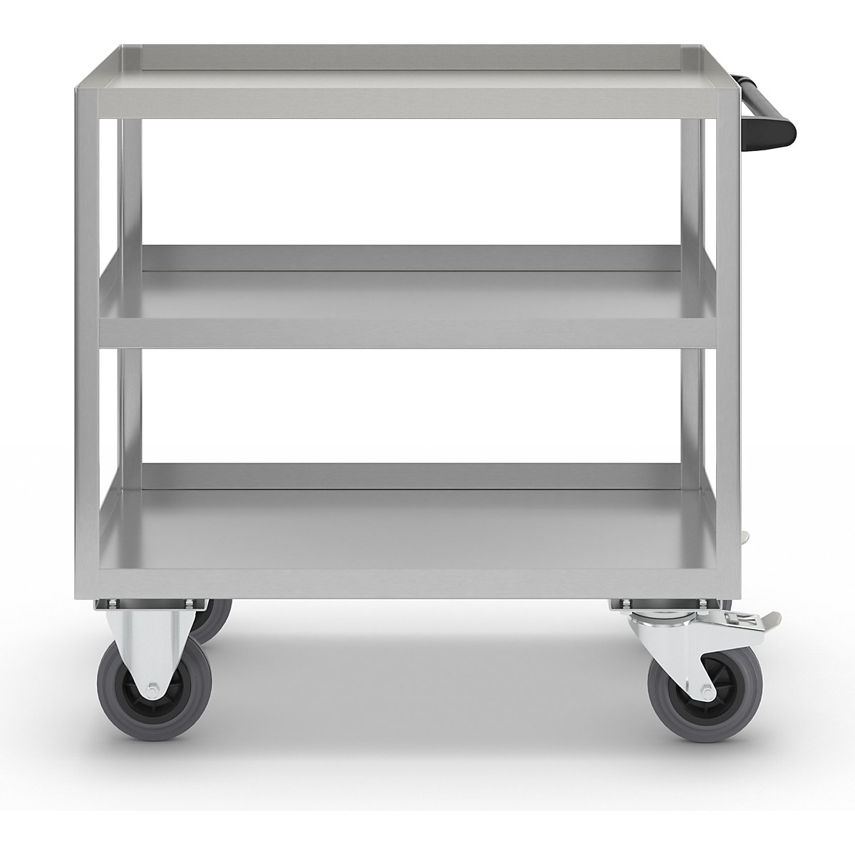Carrello di trasporto in acciaio inox – eurokraft pro (Foto prodotto 5)-4