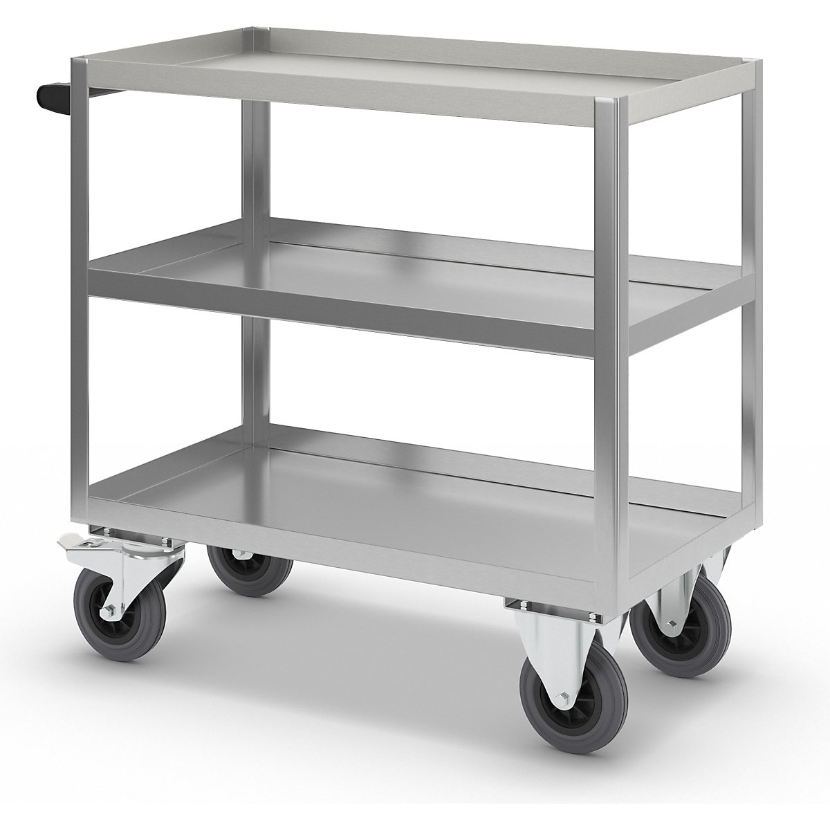 Carrello di trasporto in acciaio inox – eurokraft pro (Foto prodotto 7)-6