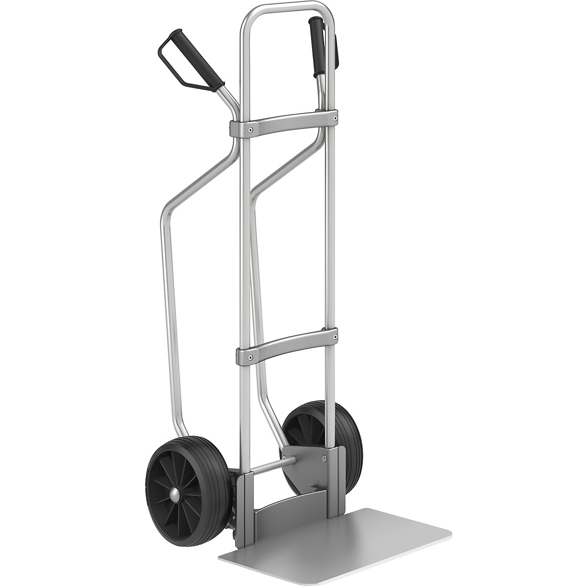 Carrello per sacchi in alluminio con pattini – eurokraft pro