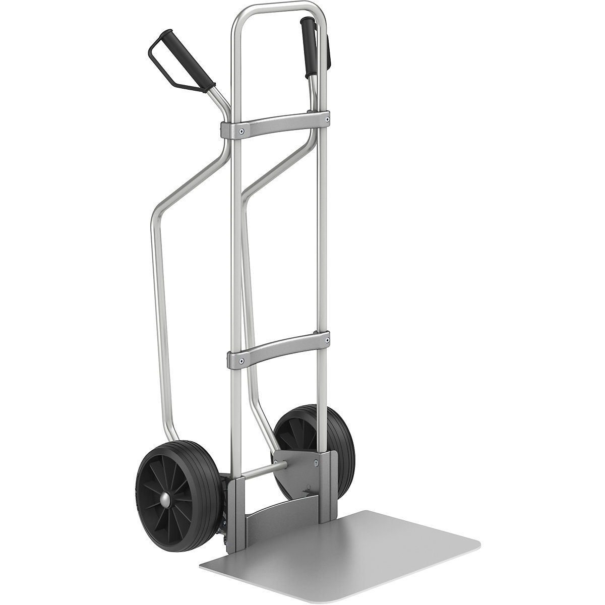 Carrello per sacchi in alluminio con pattini – eurokraft pro