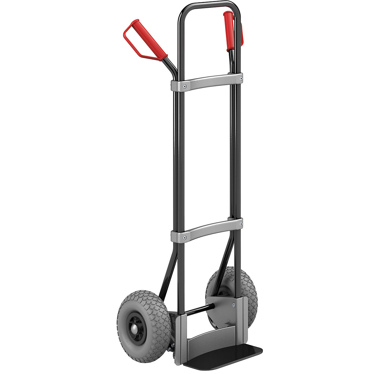 Carrello per sacchi, nero - eurokraft pro