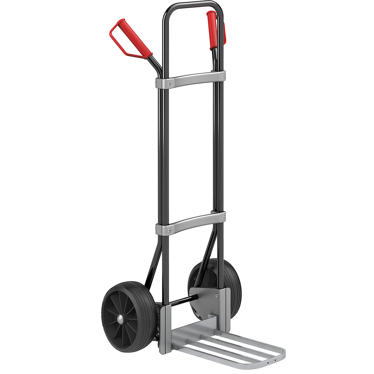 Carrello per sacchi, nero – eurokraft pro