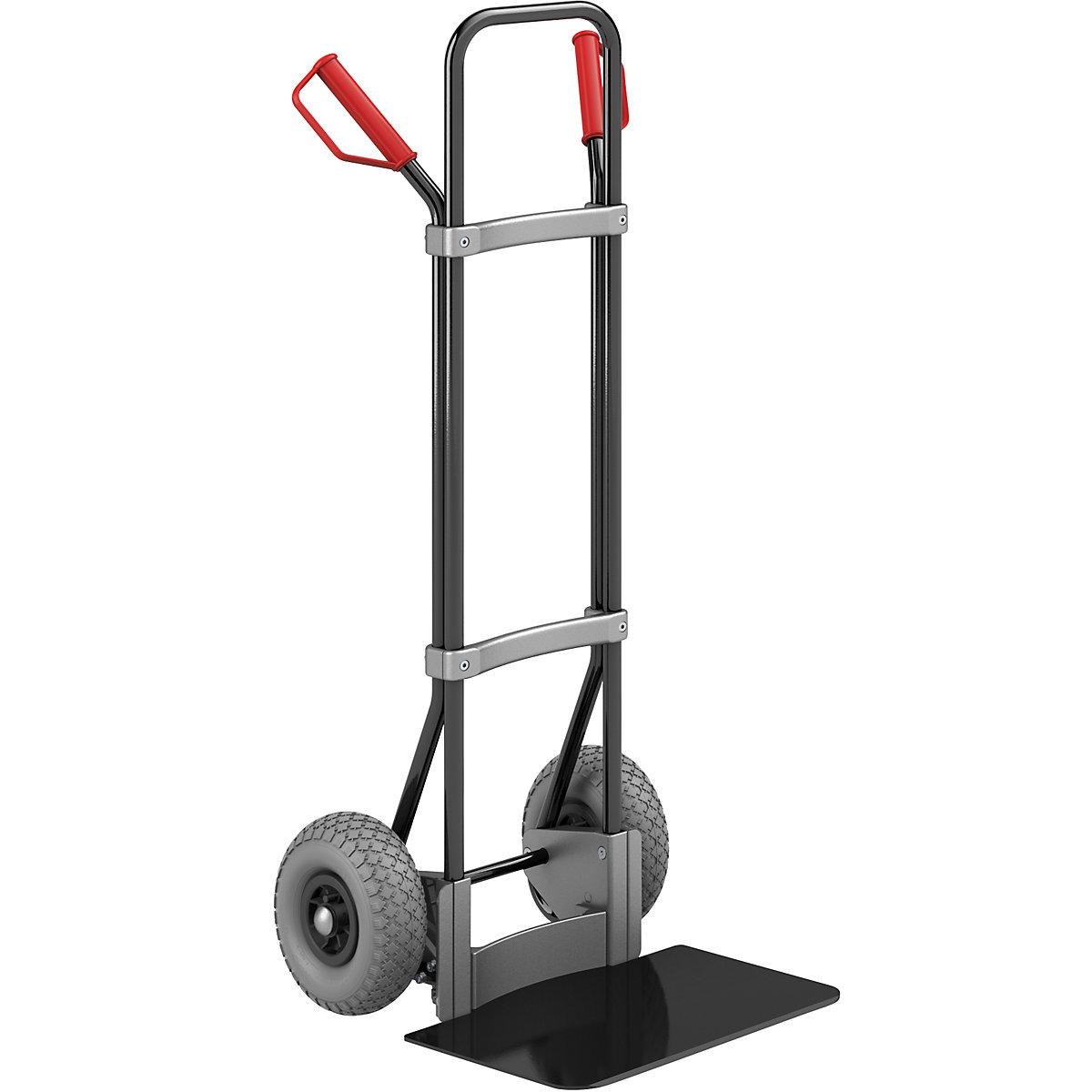Carrello per sacchi, nero - eurokraft pro