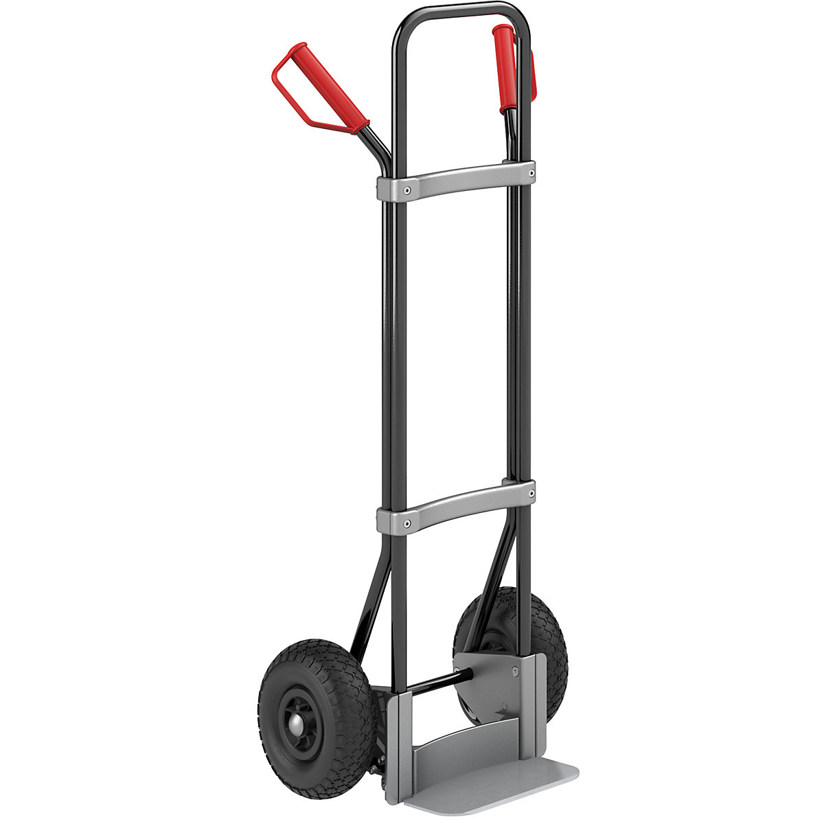 Carrello per sacchi, nero - eurokraft pro