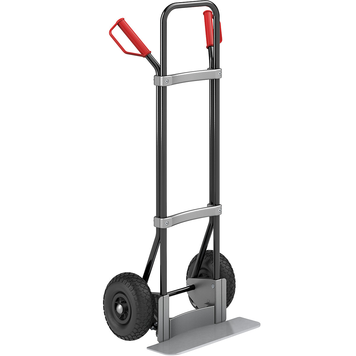 Carrello per sacchi, nero - eurokraft pro