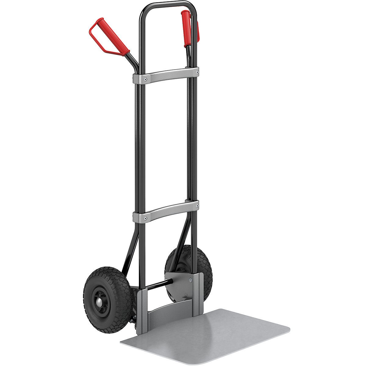 Carrello per sacchi, nero - eurokraft pro