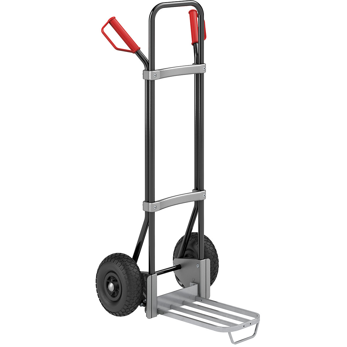 Carrello per sacchi, nero - eurokraft pro