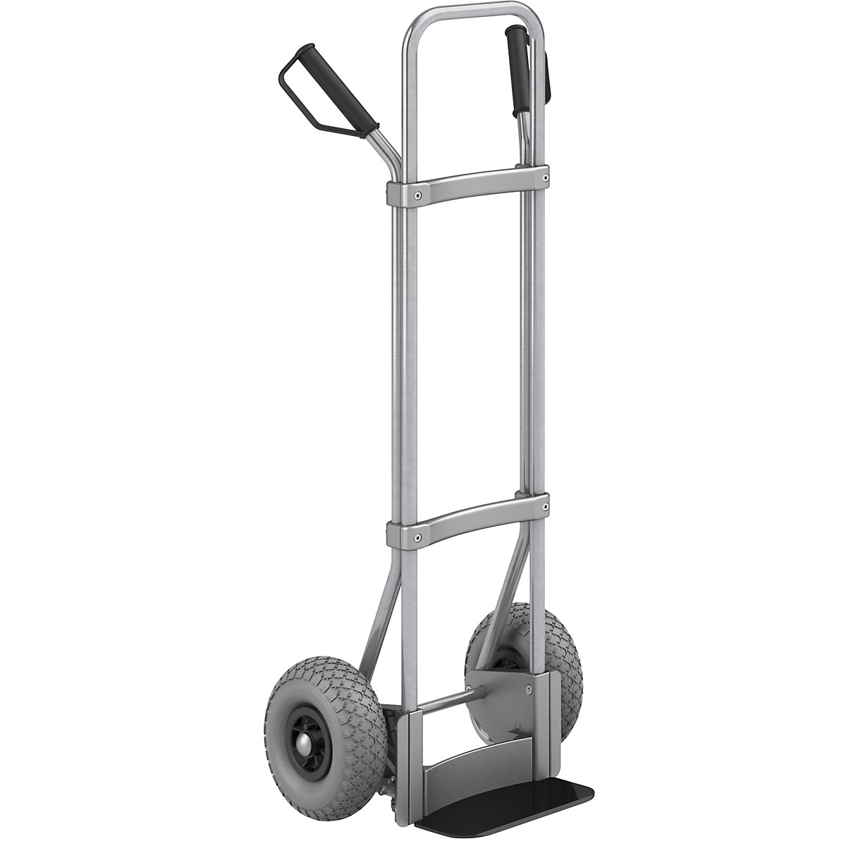 Carrello per sacchi, zincato - eurokraft pro