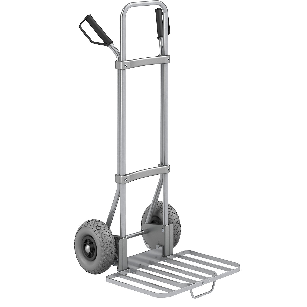 Carrello per sacchi, zincato - eurokraft pro