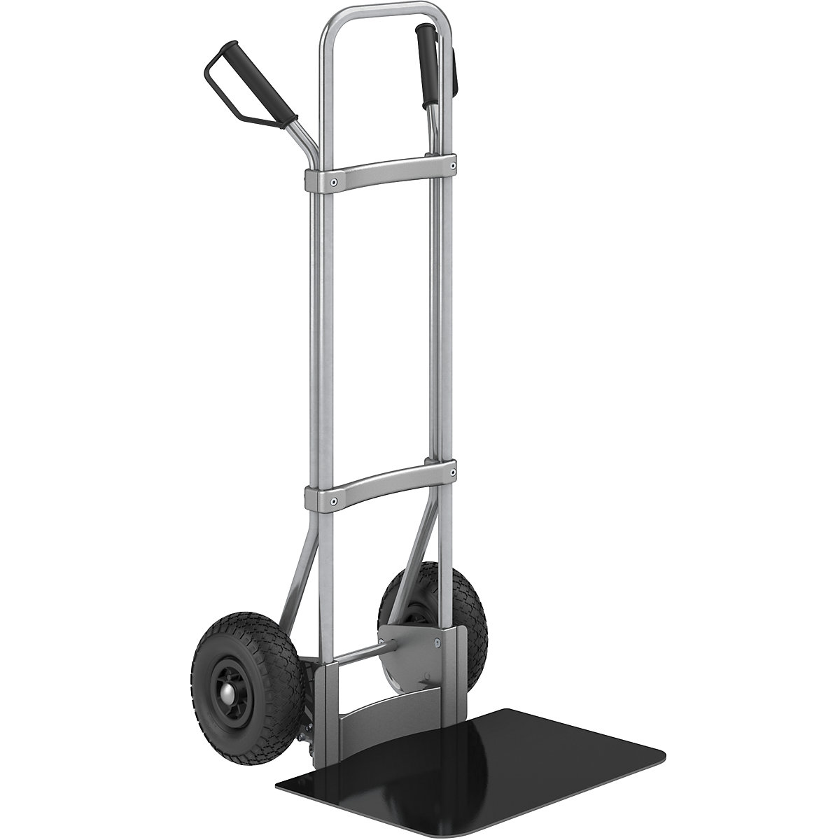 Carrello per sacchi, zincato - eurokraft pro