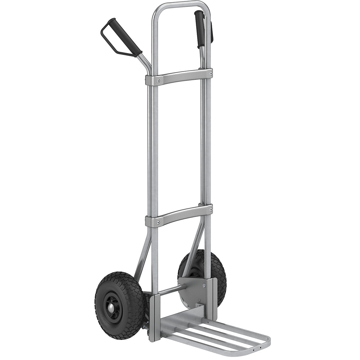Carrello per sacchi, zincato - eurokraft pro