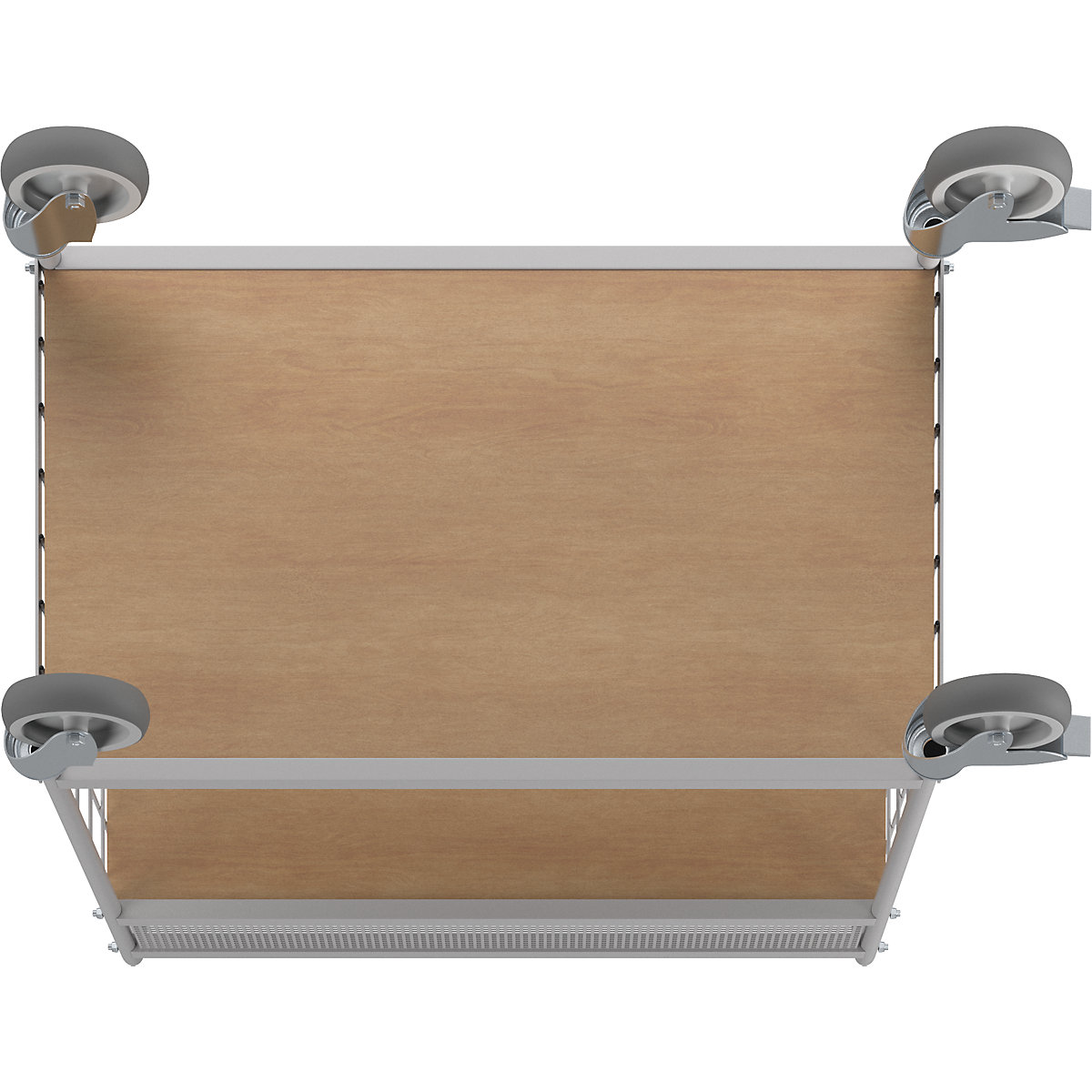 Carrello a ripiani per ufficio – eurokraft pro (Foto prodotto 5)-4