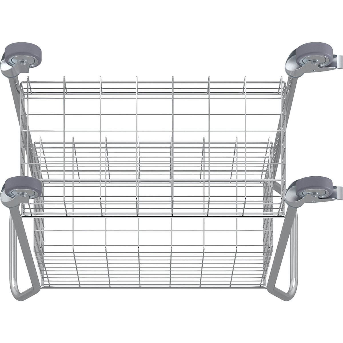 Carrello per l'ufficio e di smistamento posta – eurokraft pro (Foto prodotto 5)-4