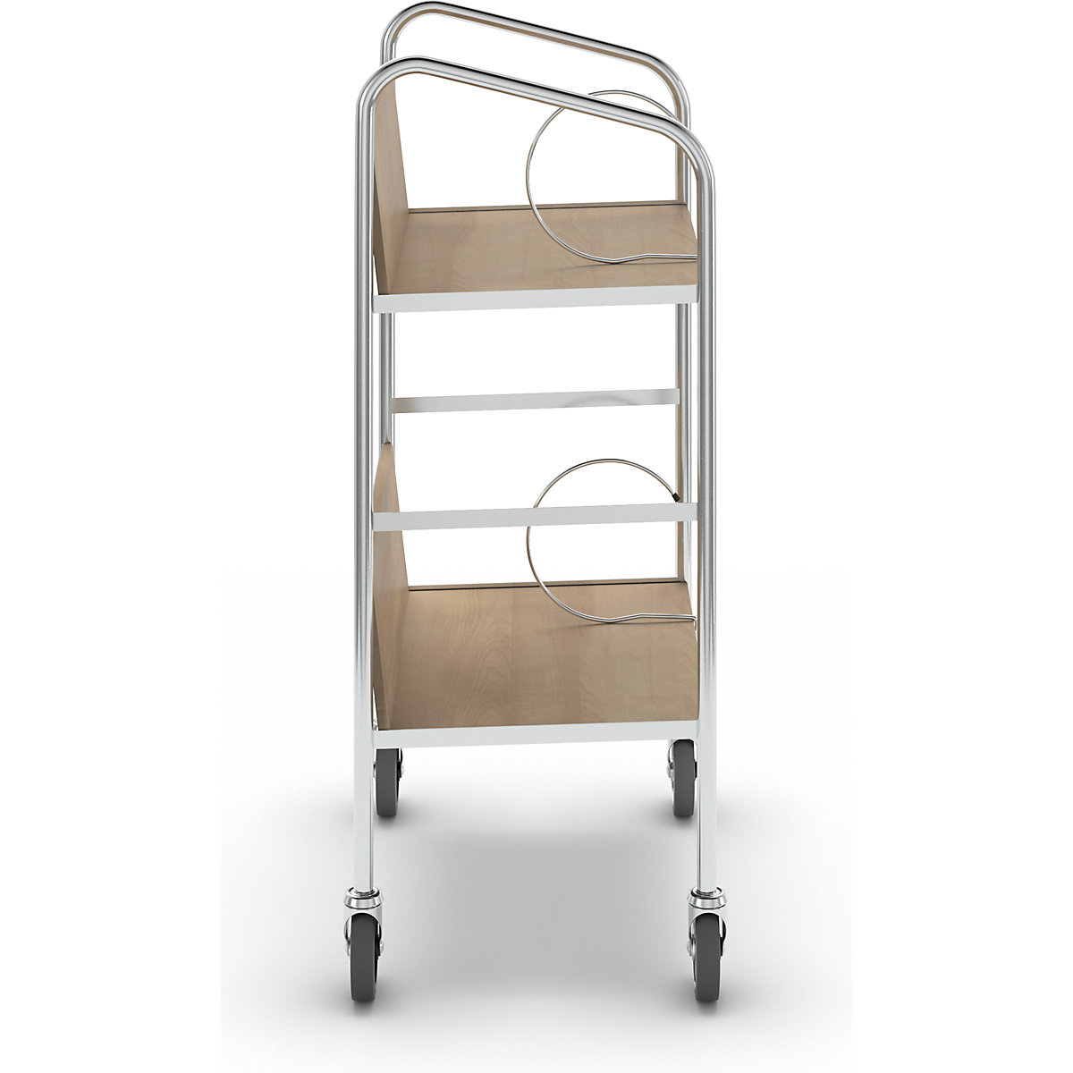 Carrello per raccoglitori, cromato – HelgeNyberg (Foto prodotto 4)-3