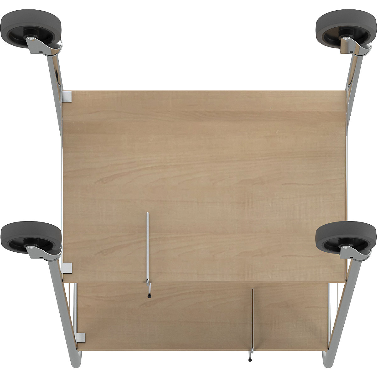 Carrello per raccoglitori, cromato – HelgeNyberg (Foto prodotto 5)-4