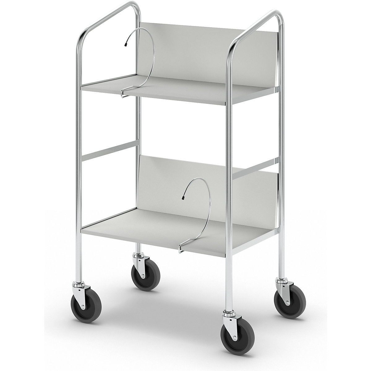 Carrello per raccoglitori, cromato – HelgeNyberg (Foto prodotto 5)-4