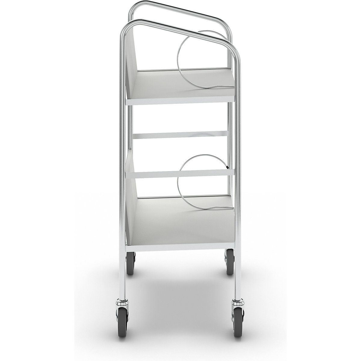 Carrello per raccoglitori, cromato – HelgeNyberg (Foto prodotto 6)-5