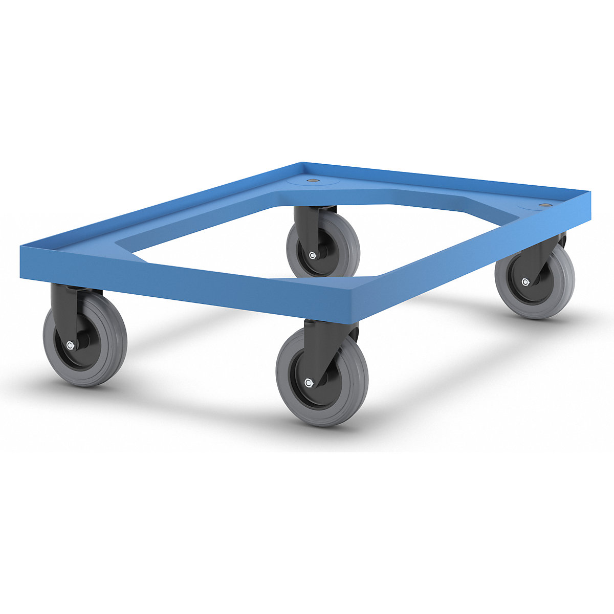 Telaio in plastica con rotelle