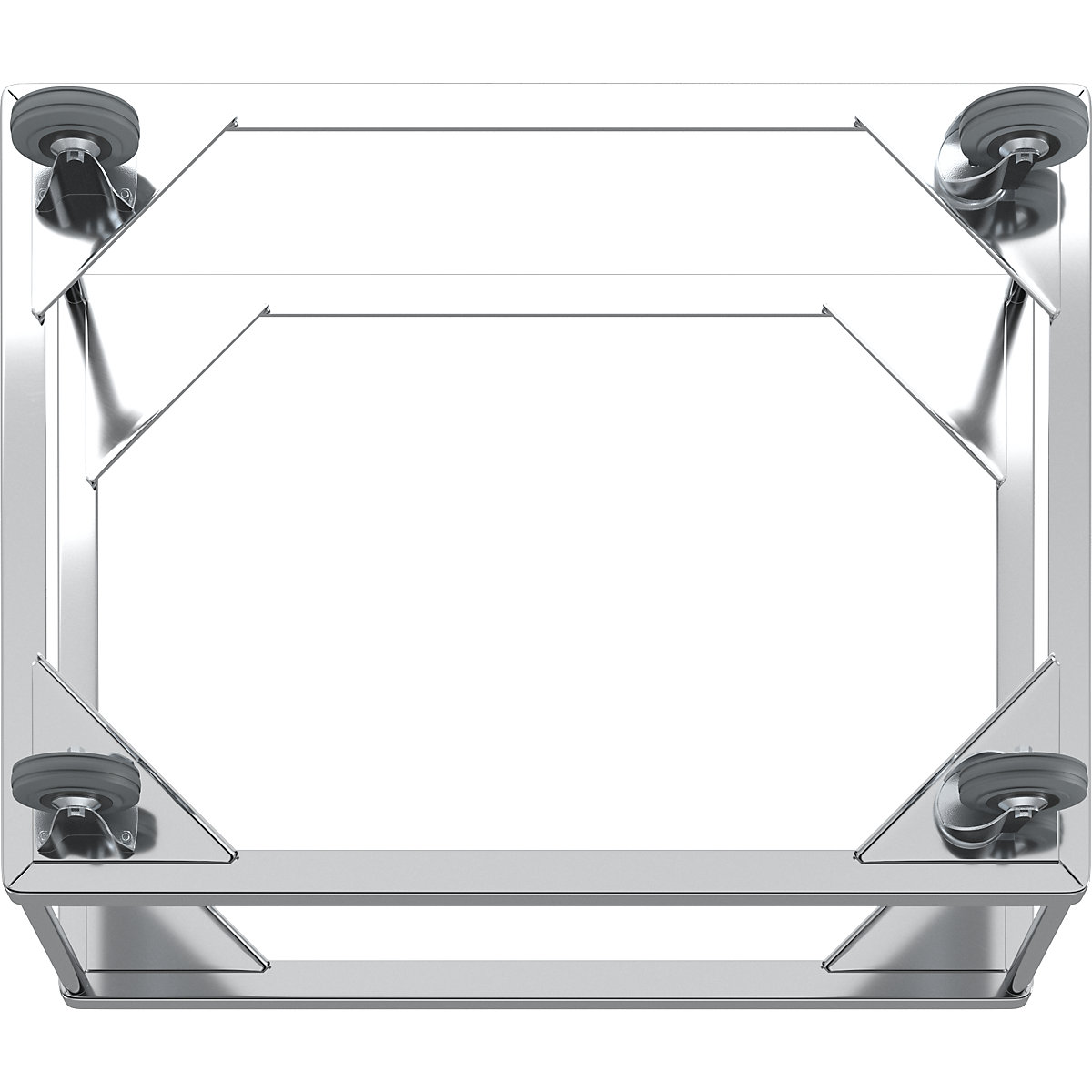Telaio mobile in alluminio, altezza di carico 440 mm – Gmöhling (Foto prodotto 3)-2