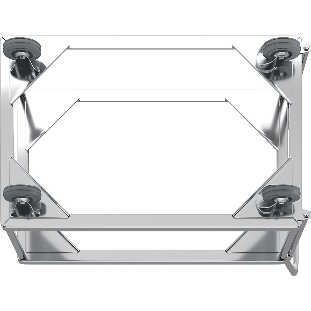 Telaio mobile in alluminio, altezza di carico 440 mm – Gmöhling (Foto prodotto 5)-4