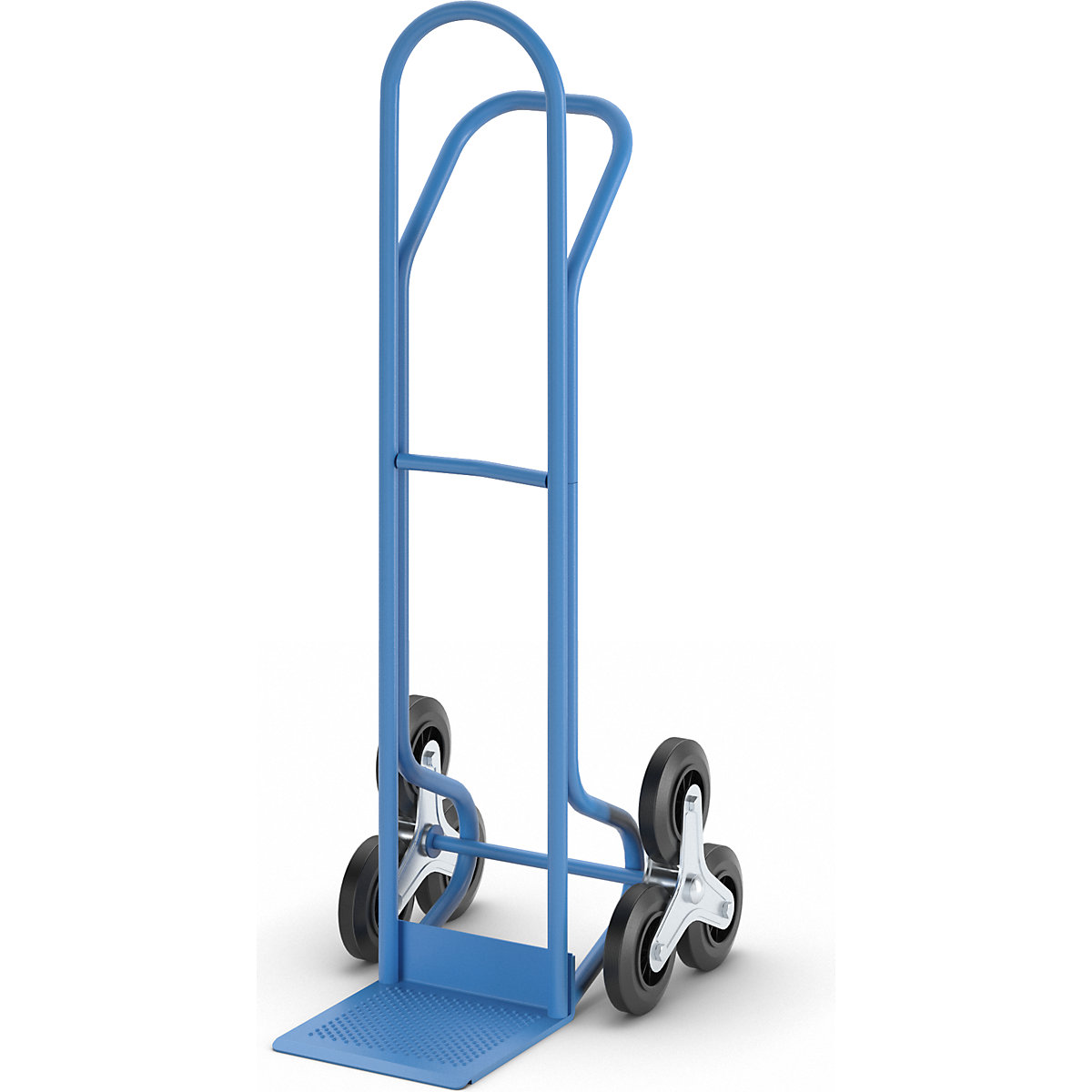Carrello in acciaio per scale per trasportare sacchi – eurokraft pro (Foto prodotto 5)-4