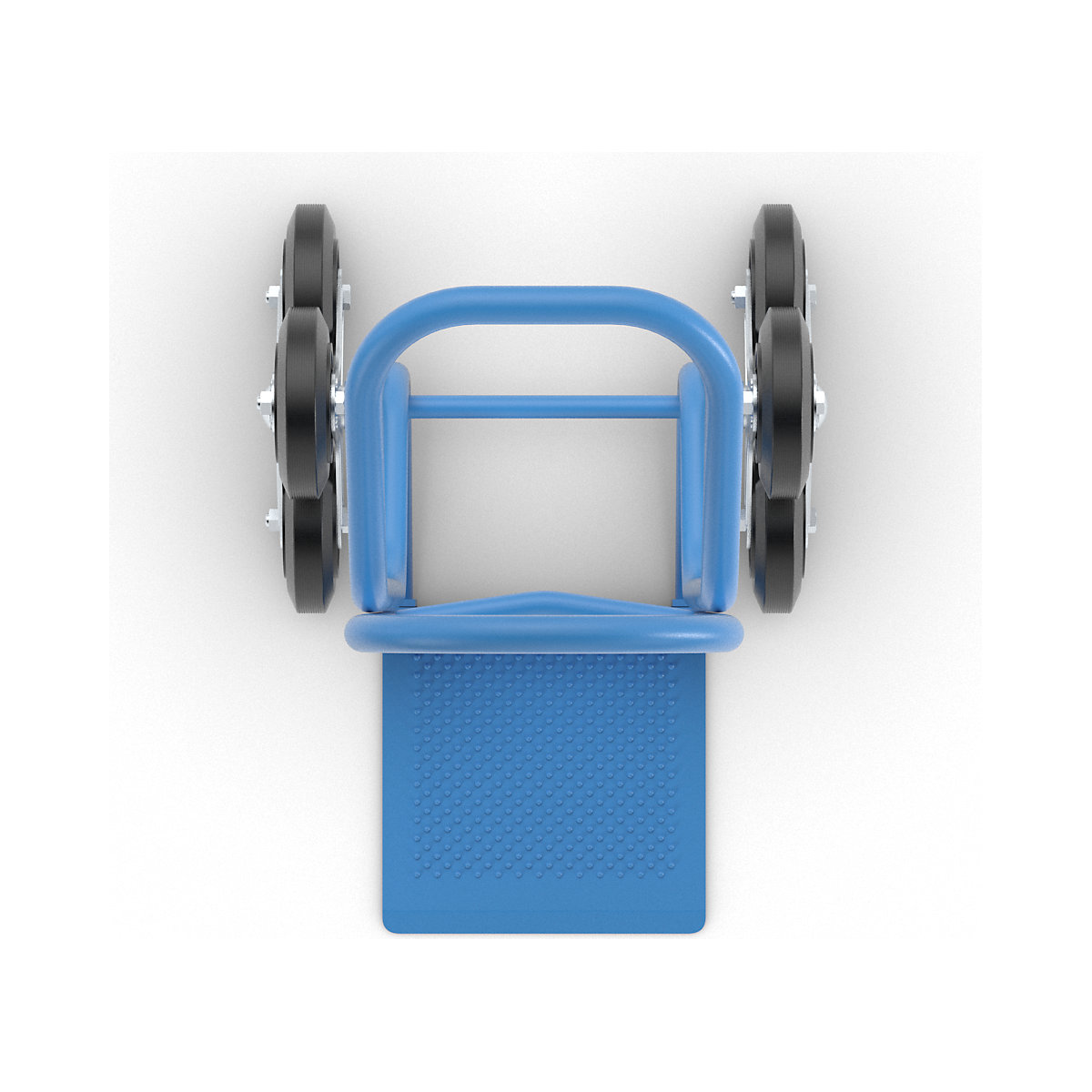 Carrello in acciaio per scale per trasportare sacchi – eurokraft pro (Foto prodotto 6)-5
