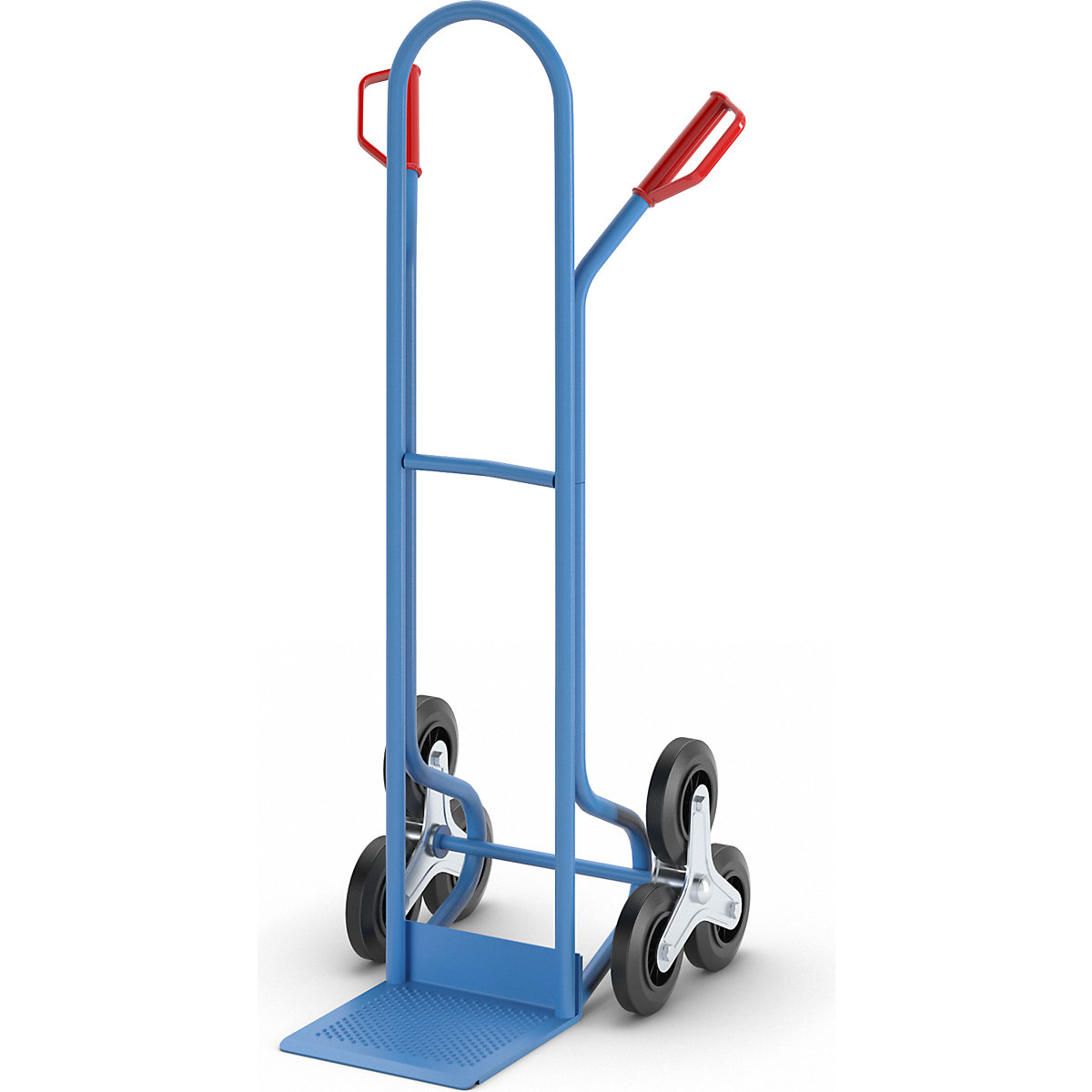 Carrello in acciaio per scale per trasportare sacchi – eurokraft pro (Foto prodotto 7)-6