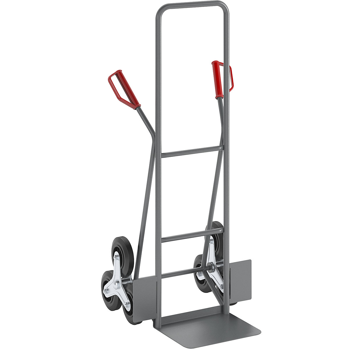 Carrello in acciaio per scale per trasporto sacchi - eurokraft basic