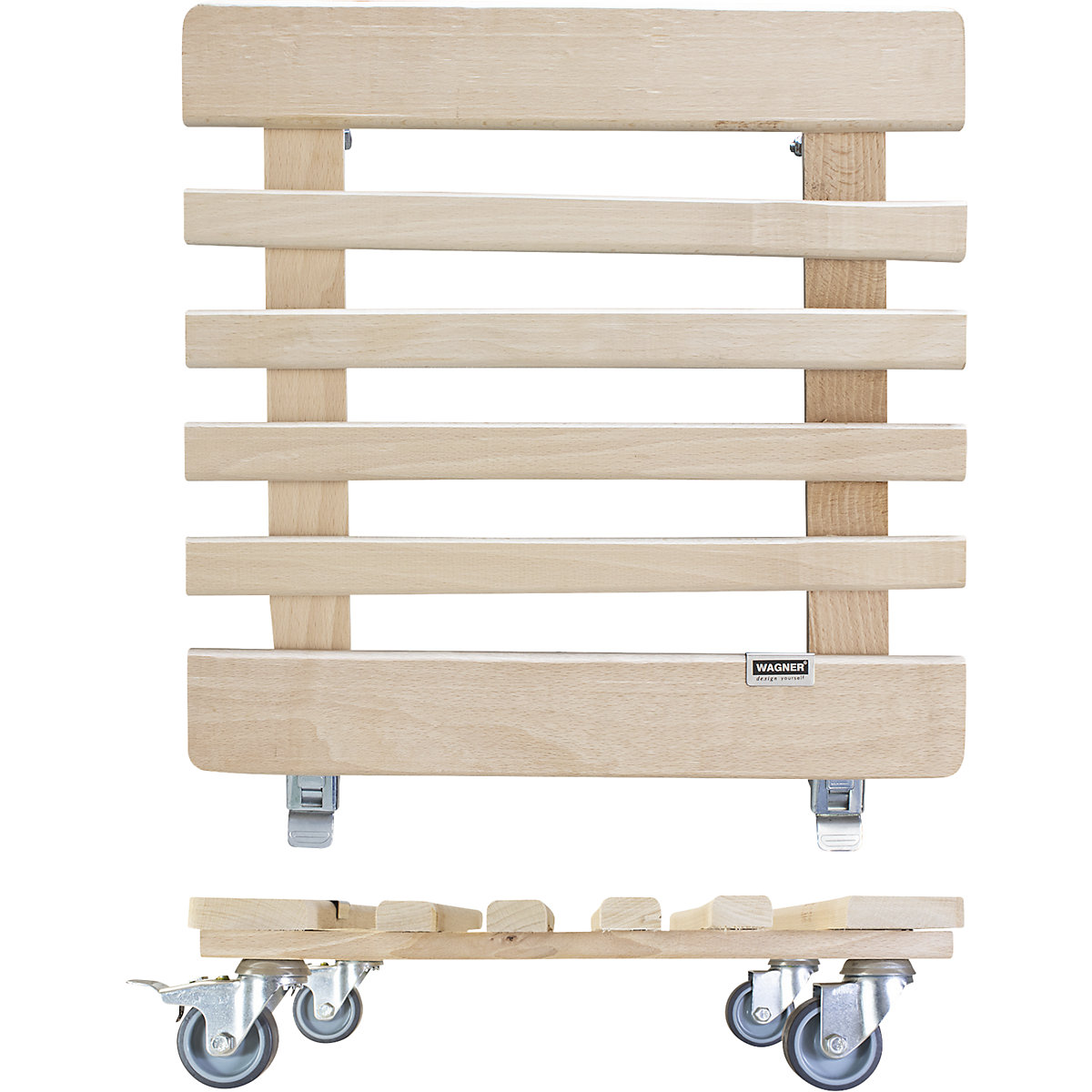 Carrello portavasi in legno PIANO – Wagner (Foto prodotto 3)-2